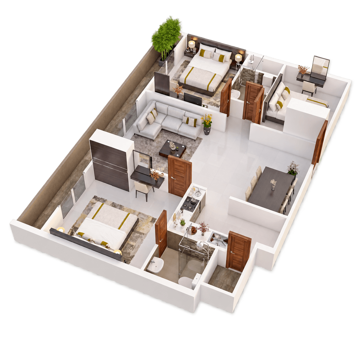 Classic 1 Aventurine, 3D layout