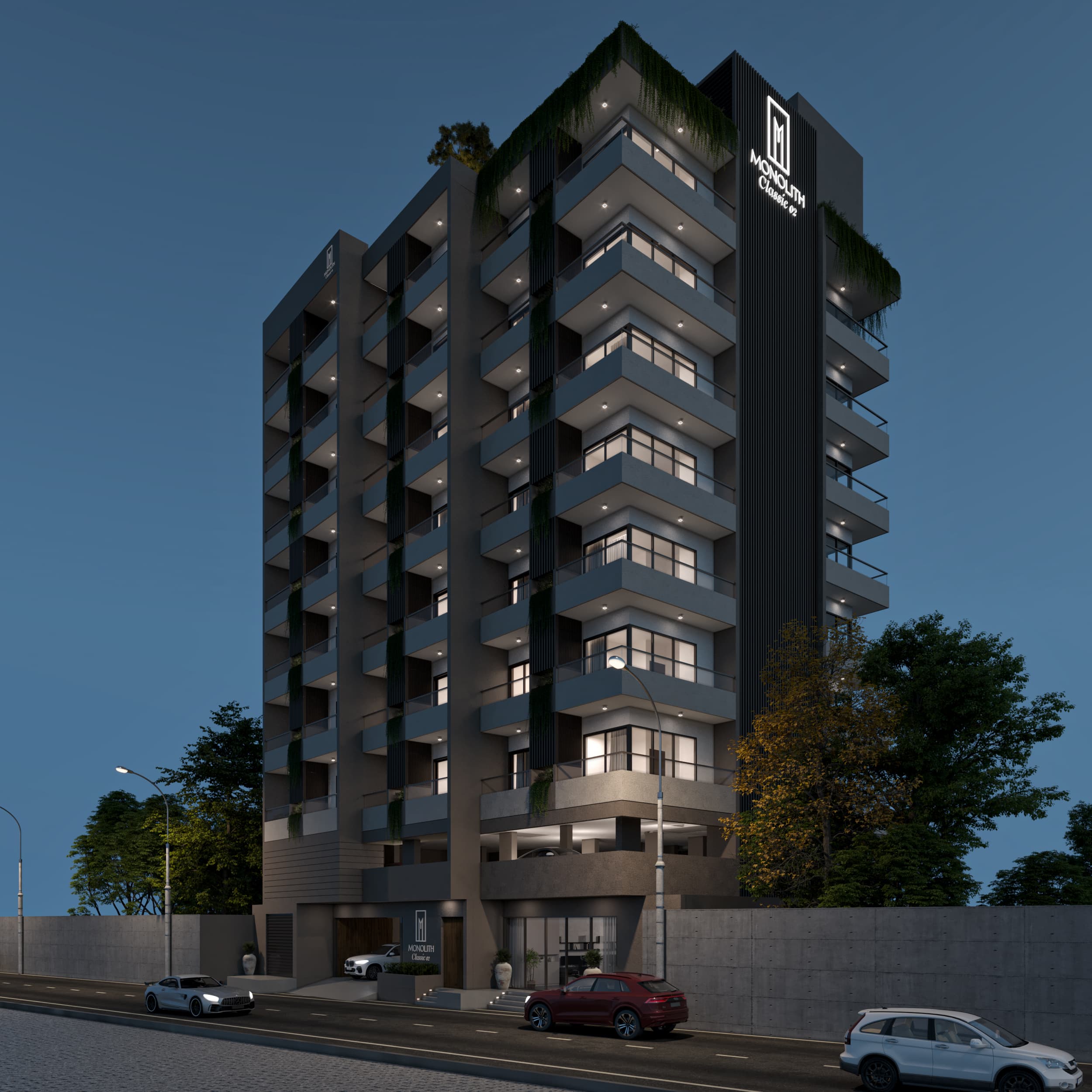 Classic 2 Exterior, Evening view