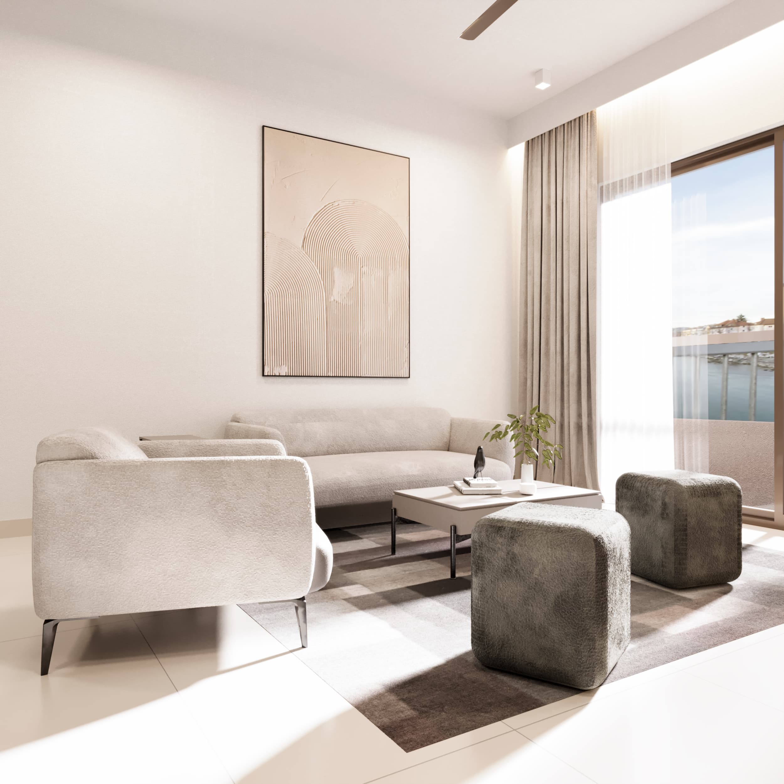 Classic 2 Residence, Living room